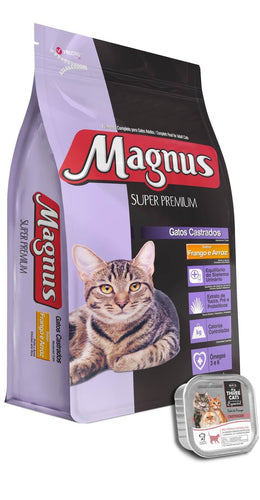 Magnus comida para gatos castrados