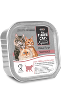Cargar imagen en el visor de la galería, Paté Three Cat gatos castrados sabor pollo