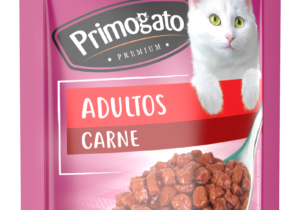 7908320400018 Primogato Prem Sache Carne 85g Frente