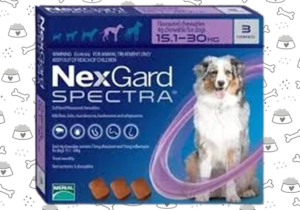 Desparasit Nexgard Spectra 15 A 30kg