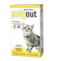 Pipeta Pulgout Gato Hasta 4kg