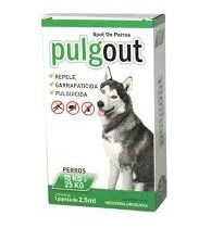 Pipeta Pulgout Perro 10 A 25kg